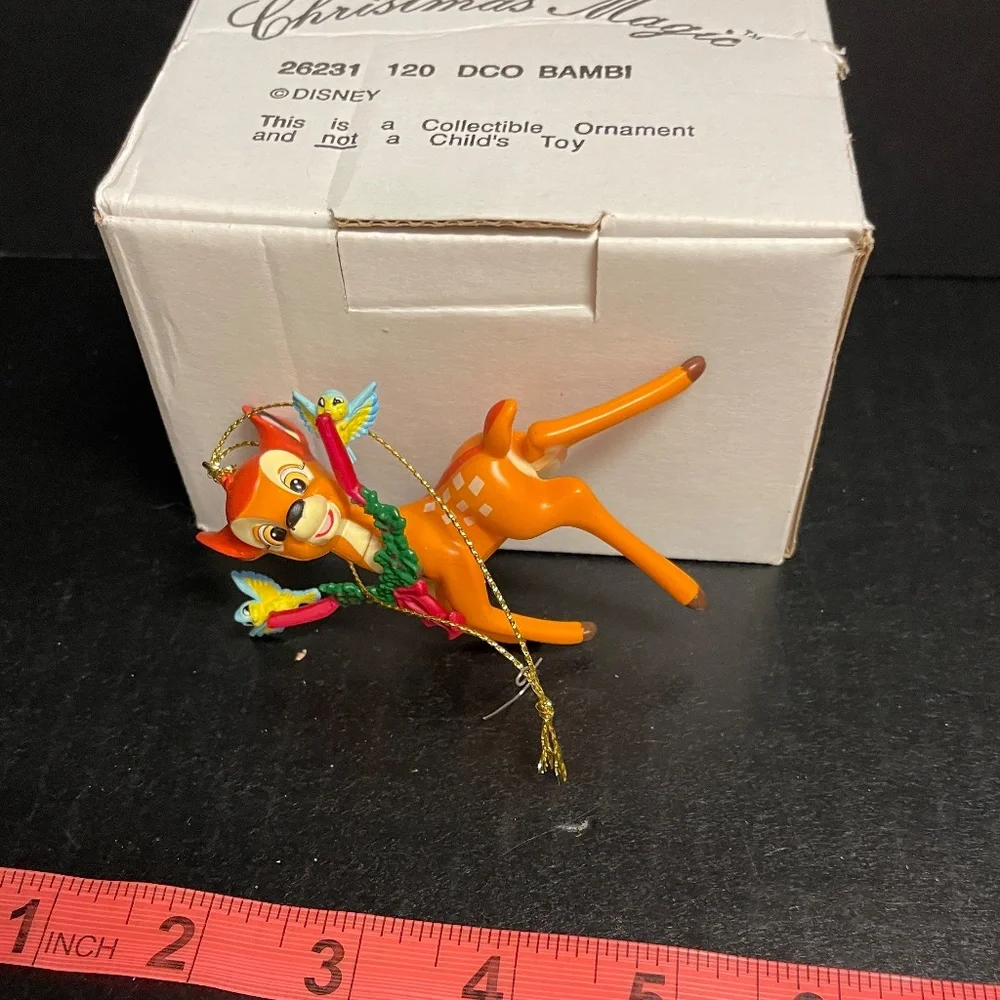 Christmas Magic Disney BAMBI 26231-120 New in Box Holiday Ornament‎